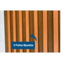 Ver imagem 2 de Guarda Roupa Solteiro 6 Portas e 2 Gavetas C- Pés Cairo Naturale Rufato