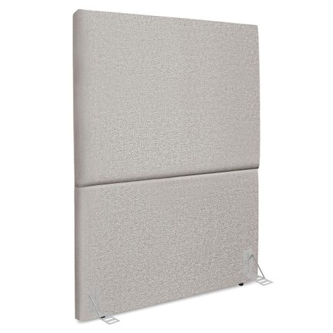 Cabeceira Solteiro 100 Cm com Frame Luna Linho Cinza Artte