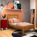 Ver imagem 1 de Cama Solteiro 100% Mdf - Safira-cinamomo - Tcil Móveis