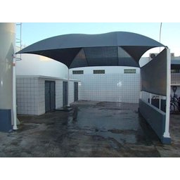 Tela Sombrite Toldo Garagens e Condominios 4m X 5m com Ilhós a cada 1m - 3