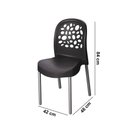 Ver imagem 2 de Cadeira Deluxe Forte Plástico Preto