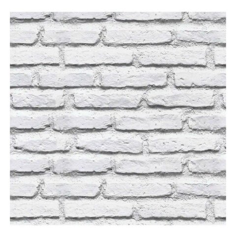 Papel De Parede Para Sala Quarto Com Efeito Tijolinho Branco