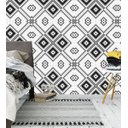 Ver imagem 3 de Papel De Parede Geometrico Para Sala Quarto Branco Cinza Preto