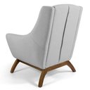 Ver imagem 4 de Poltrona Decorativa Base Manu Madeira Juliet Linho D-315 Cinza Claro - Domi