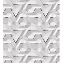 Ver imagem 2 de Papel De Parede Para Sala Quarto Com Efeito 3D Branco Detalhes Cinza Preto