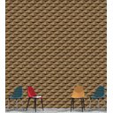 Ver imagem 3 de Papel De Parede Para Quarto Sala Efeito 3D Bege Com Marrom