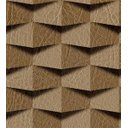 Ver imagem 2 de Papel De Parede Para Quarto Sala Efeito 3D Bege Com Marrom