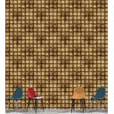 Ver imagem 2 de Papel De Parede Efeito 3D Tons De Bege Escuro