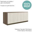 Ver imagem 4 de Armario Aereo Basc Mdf 80 Cm Kali 16341 Carvalho Toq Bianco Toq Nicioli