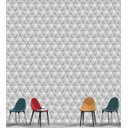 Ver imagem 3 de Papel De Parede Efeito 3D Geometrico Branco Cinza