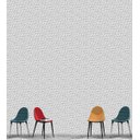 Ver imagem 3 de Papel De Parede Para Sala Quarto Efeito 3D Branco Com Cinza