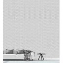 Ver imagem 1 de Papel De Parede Para Sala Quarto Efeito 3D Branco Com Cinza