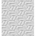 Ver imagem 2 de Papel De Parede Para Sala Quarto Efeito 3D Branco Com Cinza