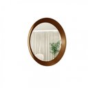 Ver imagem 1 de Espelho Decorativo Paella Marrom 60 cm Redondo