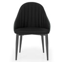 Ver imagem 3 de Cadeira de Jantar Estofada Design La Martina - Preto