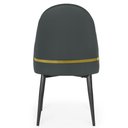 Ver imagem 6 de Cadeira de Jantar Estofada Design La Martina - Preto