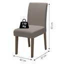 Ver imagem 5 de Conjunto de Mesa Sala de Jantar Athenas Redonda 4 Cadeiras Trieste Cedro / Off White / Mascavo Dobu