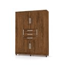 Ver imagem 3 de Guarda Roupa 6 Portas Capitiva Imbuia