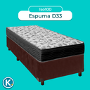 Ver imagem 4 de Cama Box + Colchão Solteiro D33 Iso100 Ortobom