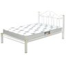 Cama De Casal Ferro Tubular Com Cabeceira Branca 002 - 1