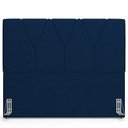 Ver imagem 6 de Cabeceira Cama Box Solteiro 100cm Aura Suede W01 Azul - Mpozenato