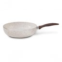 Ver imagem 1 de Wok Ø28 Ceramic Life Granada Indução - Brinox 28 Cm Vanilla Brinox