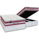 Ver imagem 1 de Cama Box Baú King: Colchão Molas Orthoflex MasterPocket Ensacadas Agility Confort + Base CRC Courano