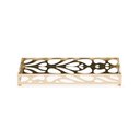 Ver imagem 1 de Bandeja Decorativa Retangular em Metal Dourado com Espelho 24cm 20139 Mart