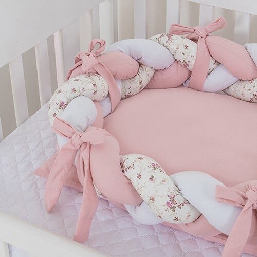 Ninho para bebe floral com rose