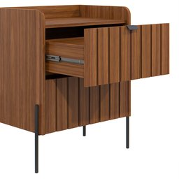 Mesinha de Cabeceira Venus 45cm com Base em Aço Carbono   - 7
