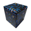 Ver imagem 2 de Mini Puff Banqueta Quadrado Cubo Decorativo Courino e Suede Game Courino