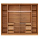 Ver imagem 7 de Guarda Roupa Casal 6 Portas 8 Gavetas 270cm com Cabideiro