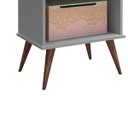Ver imagem 4 de Mesa de Cabeceira 1 Gaveta 1 Nicho Valência Rose Acetinado - ÉdeCasaMóveis