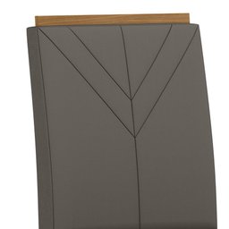 Conjunto 2 Cadeiras Amanda Ypê/veludo Cinza Escuro - New Ceval - 3 Conjunto 2 Cadeiras Amanda Ypê/veludo Cinza Escuro - New Ceval - 3