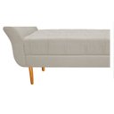 Ver mais imagens de Recamier Estofado Ari 195cm King Size Suede Bege