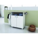Ver imagem 2 de Tábua De Passar Roupa Com Armário 2 Portas Cr30007 Branca