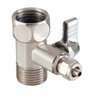 Adaptador T 1/2" para Mangueira de 1/4" com Registro - 1