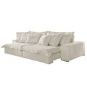 Ver imagem 5 de Sofá Luz Linho 02 Módulos de 80cm B25cm Meu Sofá Online A302 Linho Branco
