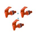 Ver imagem 1 de Kit 3 Torneiras para Filtro de Barro de Água Simples Marrom
