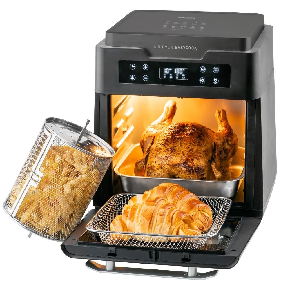 Fritadeira Elétrica 12 Litros Air Oven EasyCook Preto 127V - 6