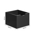 Ver imagem 5 de Nicho Organizador 1478 com Rodizios e 3 Gavetas Preto Fosco/preto Fosco