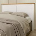Ver imagem 3 de Cabeceira de Madeira Maciça para Cama Queen Mazzaro F06 Branco Freijó - Lyam Decor