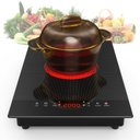 Ver imagem 1 de Vbgk Cooktop Elétrico Portátil 2000w com 9 Níveis de Potência e Timer