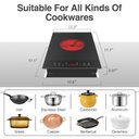 Ver imagem 5 de Vbgk Cooktop Elétrico Portátil 2000w com 9 Níveis de Potência e Timer