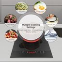 Ver imagem 7 de Vbgk Cooktop Elétrico Portátil 2000w com 9 Níveis de Potência e Timer