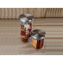 Ver imagem 3 de Conjunto com 4 Potes Hermetico de Vidro com Tampa Inox