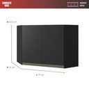 Ver imagem 3 de Armário Aéreo de Canto Vollare 2 Portas 1 Prateleira Fiorello