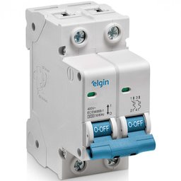 Disjuntor Termomagnético Bipolar Elgin 2 Polos 10a - 2