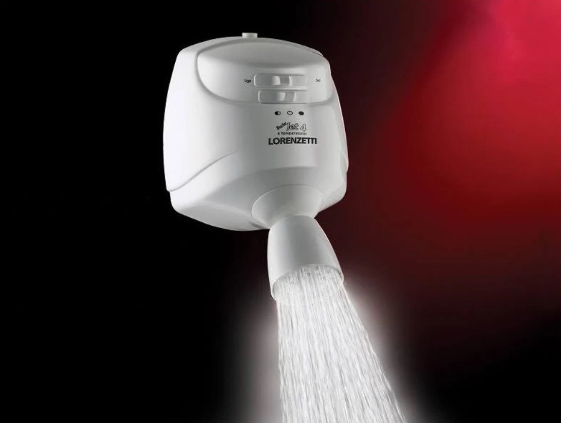 Chuveiro Lorenzetti Jet 4 220V/6800W Branco - 4
