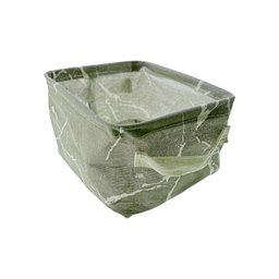 Kit 2 Cesto Organizador Em Tecido Multiuso Infantil Cesta Organizadora Brinquedo Decorativa Cinza - 2